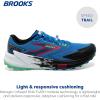 imageBrooks Mens Catamount 3 Trail Running ShoeVictoria BlueBlackSpring Bud