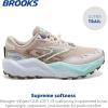 imageBrooks Womens Caldera 7 Trail Running ShoeChateau GreyWhite Sand