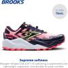 imageBrooks Womens Caldera 7 Trail Running ShoePinkPeacoatSunny Lime