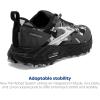 imageBrooks Womens Cascadia 17 Trail Running ShoeBlackEbonyOyster
