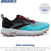 imageBrooks Womens Cascadia 17 Trail Running ShoeBluefishBlackDiva Pink