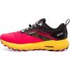 imageBrooks Womens Cascadia 17 Trail Running ShoeDiva PinkBlackLemon Chrome