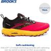 imageBrooks Womens Cascadia 17 Trail Running ShoeDiva PinkBlackLemon Chrome