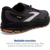 imageBrooks Womens Divide 4 GTX Waterproof Trail Running ShoeBlackBlackened PearlPurple