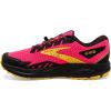 imageBrooks Womens Divide 4 Trail Running ShoeDiva PinkBlackLemon Chrome