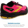 imageBrooks Womens Divide 4 Trail Running ShoeDiva PinkBlackLemon Chrome