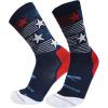imageBrooks Ghost Lite Crew Socks I Performance Running Comfort Fit with Arch Support for Men ampamp WomenNavyRun Usa 24