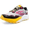 imageBrooks Womens Caldera 7 Trail Running ShoeLunar RockLemon ChromeBlack