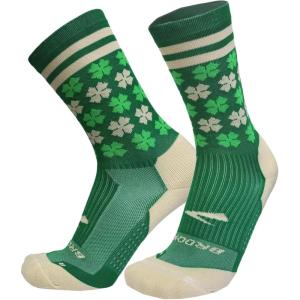 imageBrooks Ghost Lite Crew Socks I Performance Running Comfort Fit with Arch Support for Men ampamp WomenGreenRun Lucky 24