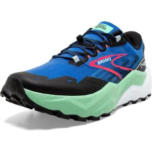 imageBrooks Mens Caldera 7 Trail Running ShoeVictoria BlueBlackSpring Bud