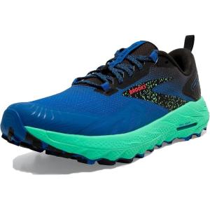 imageBrooks Mens Cascadia 17 Trail Running ShoeVictoria Blue Black Spring Bud