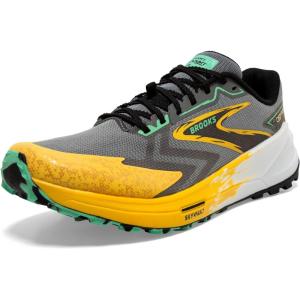 imageBrooks Mens Catamount 3 Trail Running ShoeLemon ChromeSedona Sage
