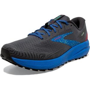 imageBrooks Mens Divide 4 Trail Running ShoeEbony Black Victoria Blue