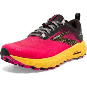 imageBrooks Womens Cascadia 17 Trail Running ShoeDiva PinkBlackLemon Chrome