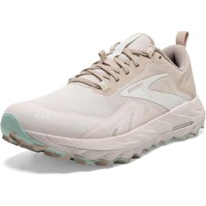 imageBrooks Womens Cascadia 17 Trail Running ShoeWhite SandChateau Grey