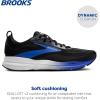 imageBrooks Mens Trace 4 Neutral Running ShoeBlackCobaltWhite