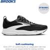 imageBrooks Mens Trace 4 Neutral Running ShoeBlackGreyWhite