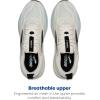 imageBrooks Mens Trace 4 Neutral Running ShoeGreyWinterskyBlack