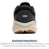 imageBrooks Womens Ghost Max SuedeLeather Neutral Running ampamp Walking ShoeBlackPrimerBiscuit