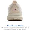 imageBrooks Womens Trace 4 Neutral Running ShoeCoconut MilkAlmondPurple
