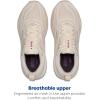 imageBrooks Womens Trace 4 Neutral Running ShoeCoconut MilkAlmondPurple