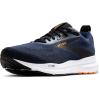 imageBrooks Mens Trace 4 Neutral Running ShoePeacoatBlackOrange Pop