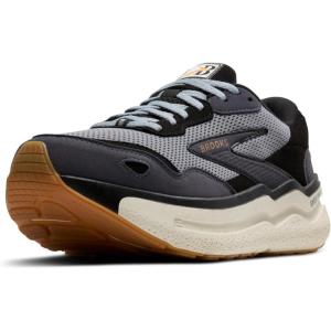 imageBrooks Womens Ghost Max SuedeLeather Neutral Running ampamp Walking ShoeBlackPrimerBiscuit