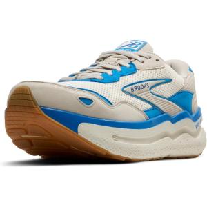 imageBrooks Womens Ghost Max SuedeLeather Neutral Running ampamp Walking ShoeSilver LiningBlueSurf the Web