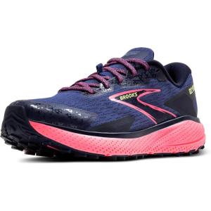 imageBrooks Womens Divide 5 Trail Running ShoeGrey BluePinkLime