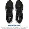 imageBrooks Womens Ghost 17 Neutral Running ShoeBlackGreyWhite