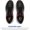 imageBrooks Womens Ghost 17 Neutral Running ShoeBlackPurpleCoral