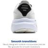 imageBrooks Womens Ghost 17 Neutral Running ShoeWhiteBlackRose Gold