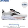 imageBrooks Womens Ghost 17 Neutral Running ShoeWhiteBlackRose Gold