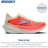 imageBrooks Womens Hyperion Max 3 Neutral Running ShoeCoconutFiery CoralAtomizer
