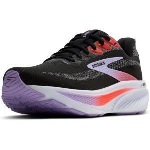 imageBrooks Womens Ghost 17 Neutral Running ShoeBlackPurpleCoral