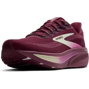 imageBrooks Womens Ghost 17 Neutral Running ShoeBurgundyPinkGreen