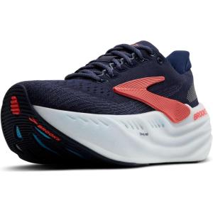 imageBrooks Womens Glycerin Max Neutral Running ampamp Walking ShoePeacoat Blue Ribbon Hot Coral