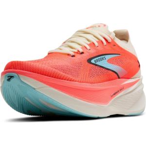 imageBrooks Womens Hyperion Max 3 Neutral Running ShoeCoconutFiery CoralAtomizer