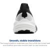 imageBrooks Mens Glycerin Stealthfit 22 Neutral Running ShoeWhiteGreyBlack