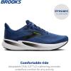 imageBrooks Mens Revel 8 Neutral Running ampamp Walking ShoeNavy PeonyBlackAcid Lime