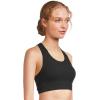 imageBrooks Womens Luxe Pocket Bra Supportive Sports Bra with Pocket for Training Workouts ampamp RunningBlack