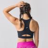 imageBrooks Womens Luxe Pocket Bra Supportive Sports Bra with Pocket for Training Workouts ampamp RunningBlack