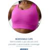 imageBrooks Womens Luxe Pocket Bra Supportive Sports Bra with Pocket for Training Workouts ampamp RunningHtr Magenta