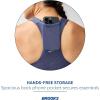 imageBrooks Womens Luxe Pocket Bra Supportive Sports Bra with Pocket for Training Workouts ampamp RunningHtr Nightshadow