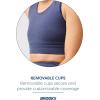 imageBrooks Womens Luxe Pocket Bra Supportive Sports Bra with Pocket for Training Workouts ampamp RunningHtr Nightshadow