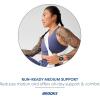 imageBrooks Womens Luxe Pocket Bra Supportive Sports Bra with Pocket for Training Workouts ampamp RunningHtr Nightshadow