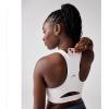 imageBrooks Womens Luxe Pocket Bra Supportive Sports Bra with Pocket for Training Workouts ampamp RunningWhite