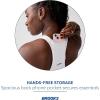 imageBrooks Womens Luxe Pocket Bra Supportive Sports Bra with Pocket for Training Workouts ampamp RunningWhite