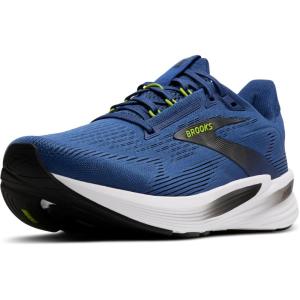 imageBrooks Mens Revel 8 Neutral Running ampamp Walking ShoeNavy PeonyBlackAcid Lime