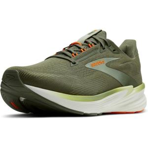 imageBrooks Mens Revel 8 Neutral Running ampamp Walking ShoeOliveTeaOrange